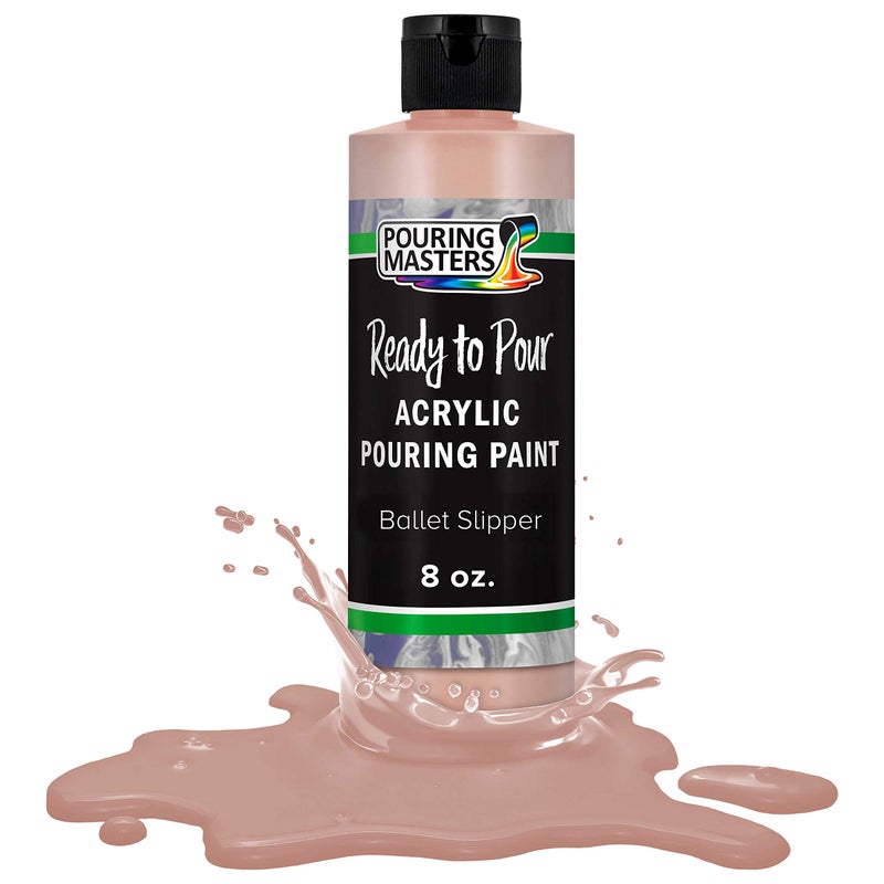 POURING MASTERS Ballet Slipper Acrylic Ready to Pour Pouring Paint - Premium 8-Ounce Pre-Mixed Water-Based - for Canvas, Wood, Paper, Crafts, Tile, Rocks and More - Image 1